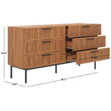 SAFAVIEH Home Axelle 6 Drawer Dresser