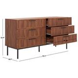 SAFAVIEH Home Axelle 6 Drawer Dresser