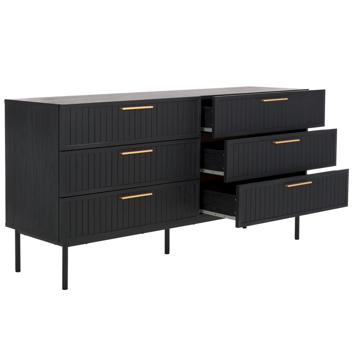 SAFAVIEH Home Axelle 6 Drawer Dresser