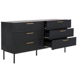 SAFAVIEH Home Axelle 6 Drawer Dresser