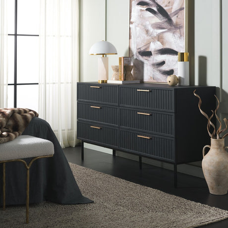 SAFAVIEH Home Axelle 6 Drawer Dresser