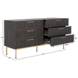 SAFAVIEH Home Axelle 6 Drawer Dresser