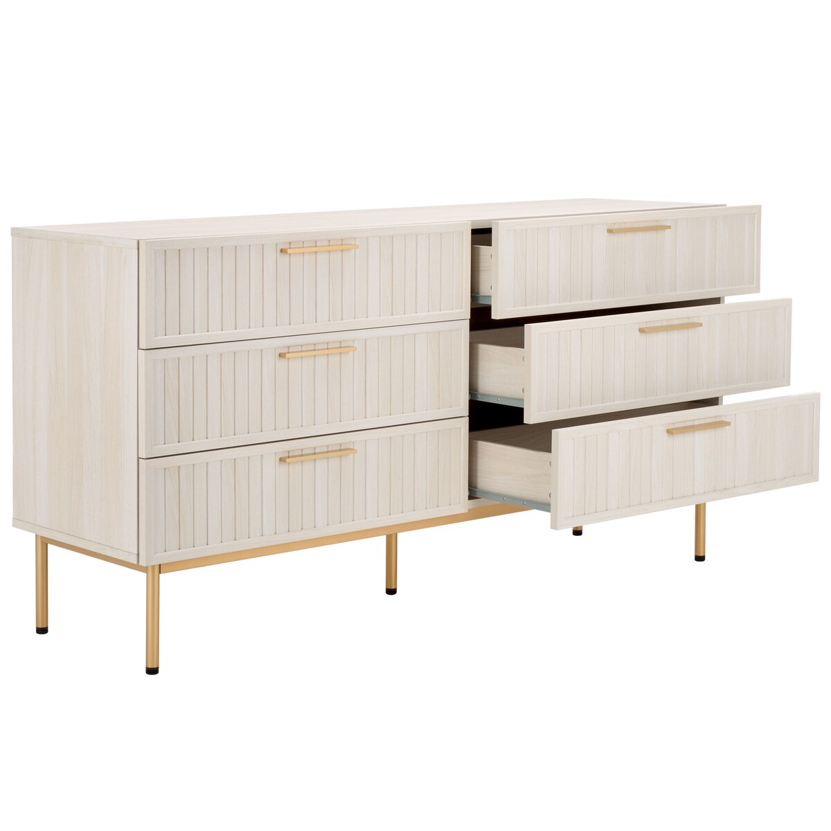 SAFAVIEH Home Axelle 6 Drawer Dresser