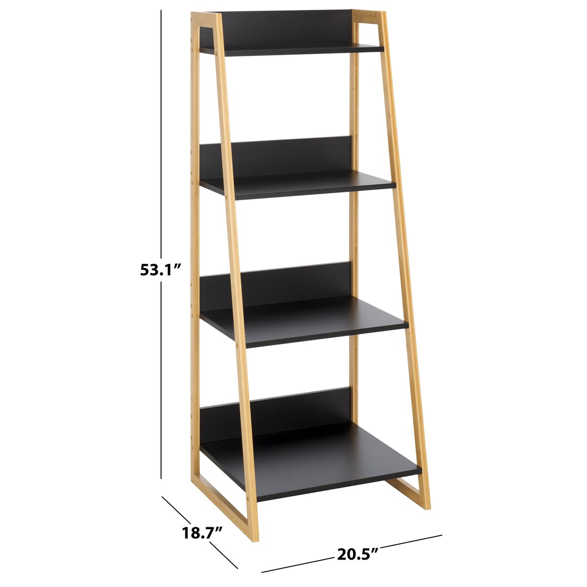 SAFAVIEH Home Barteau 4 Tier Shelf - 20Wx19Dx53H