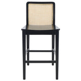 SAFAVIEH Home Benicio 25-inch Rattan Counter Stool [SET of 2] - 19Wx22Dx38H