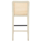 SAFAVIEH Home Benicio 25-inch Rattan Counter Stool [SET of 2] - 19Wx22Dx38H