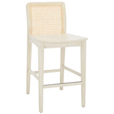 SAFAVIEH Home Benicio 25-inch Rattan Counter Stool [SET of 2] - 19Wx22Dx38H