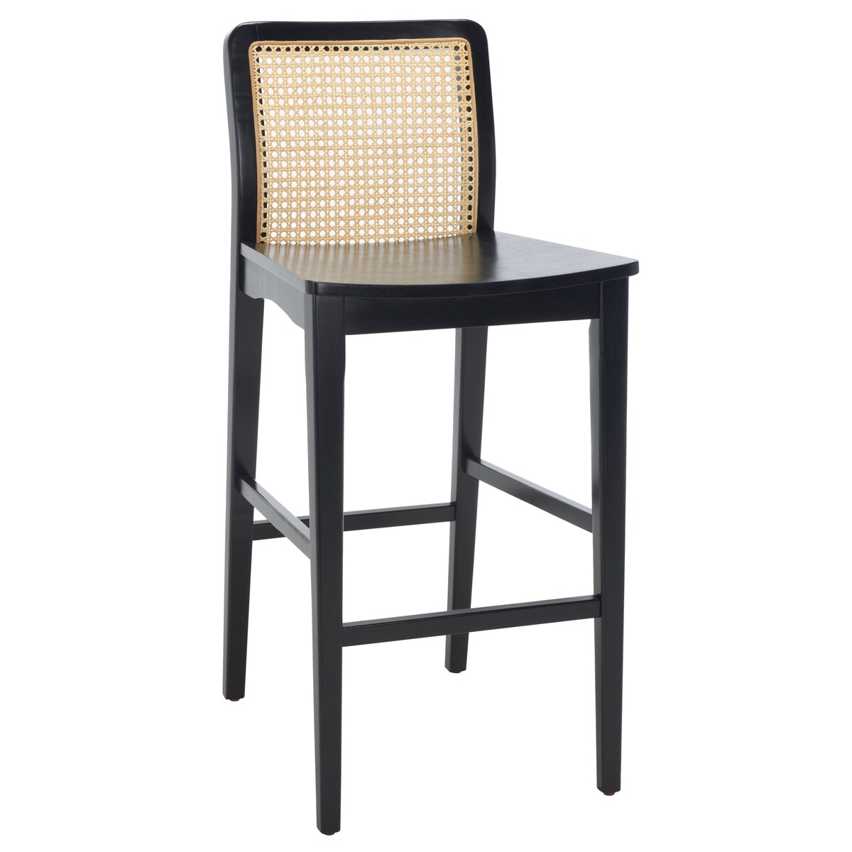 SAFAVIEH Home Benicio 29-inch Rattan Bar Stool [SET of 2] - 19Wx23Dx42H