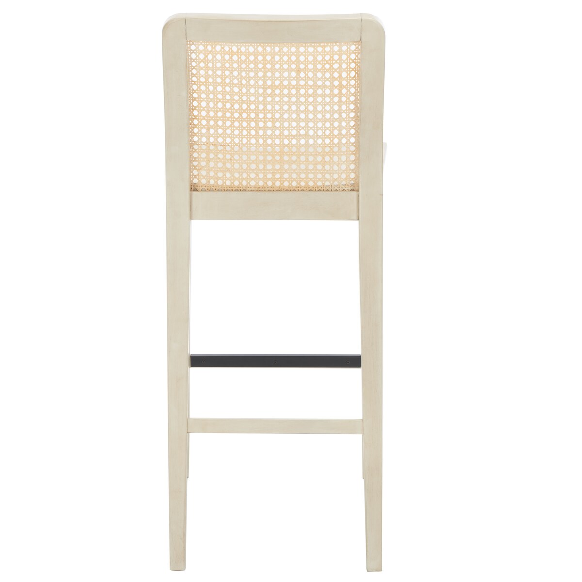 SAFAVIEH Home Benicio 29-inch Rattan Bar Stool [SET of 2] - 19Wx23Dx42H