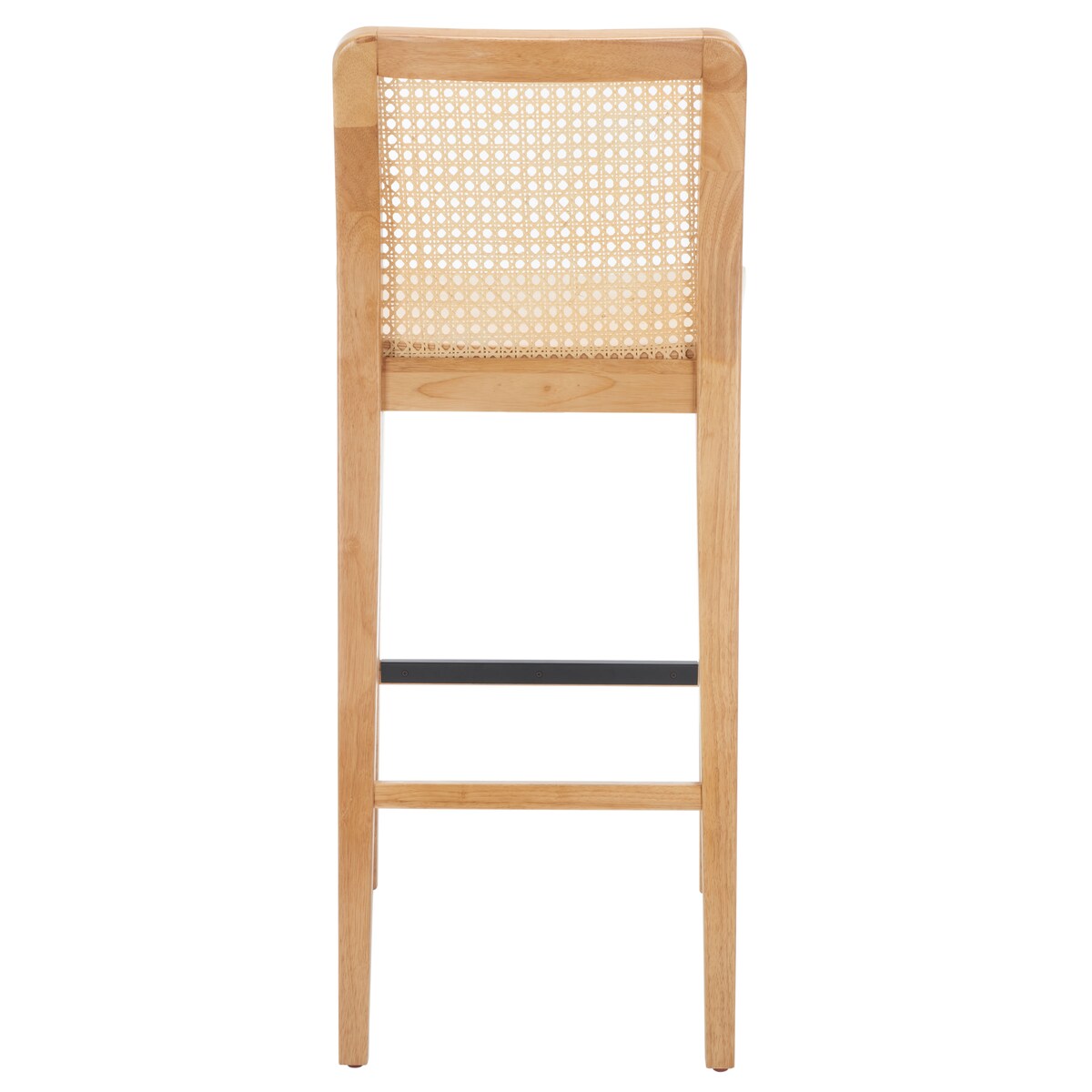 SAFAVIEH Home Benicio 29-inch Rattan Bar Stool [SET of 2] - 19Wx23Dx42H