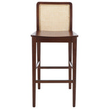 SAFAVIEH Home Benicio 29-inch Rattan Bar Stool [SET of 2] - 19Wx23Dx42H