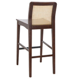 SAFAVIEH Home Benicio 29-inch Rattan Bar Stool [SET of 2] - 19Wx23Dx42H