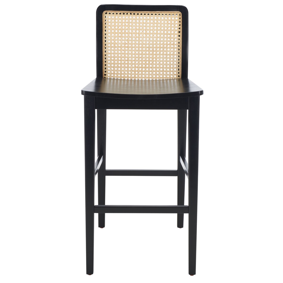 SAFAVIEH Home Benicio 29-inch Rattan Bar Stool [SET of 2] - 19Wx23Dx42H