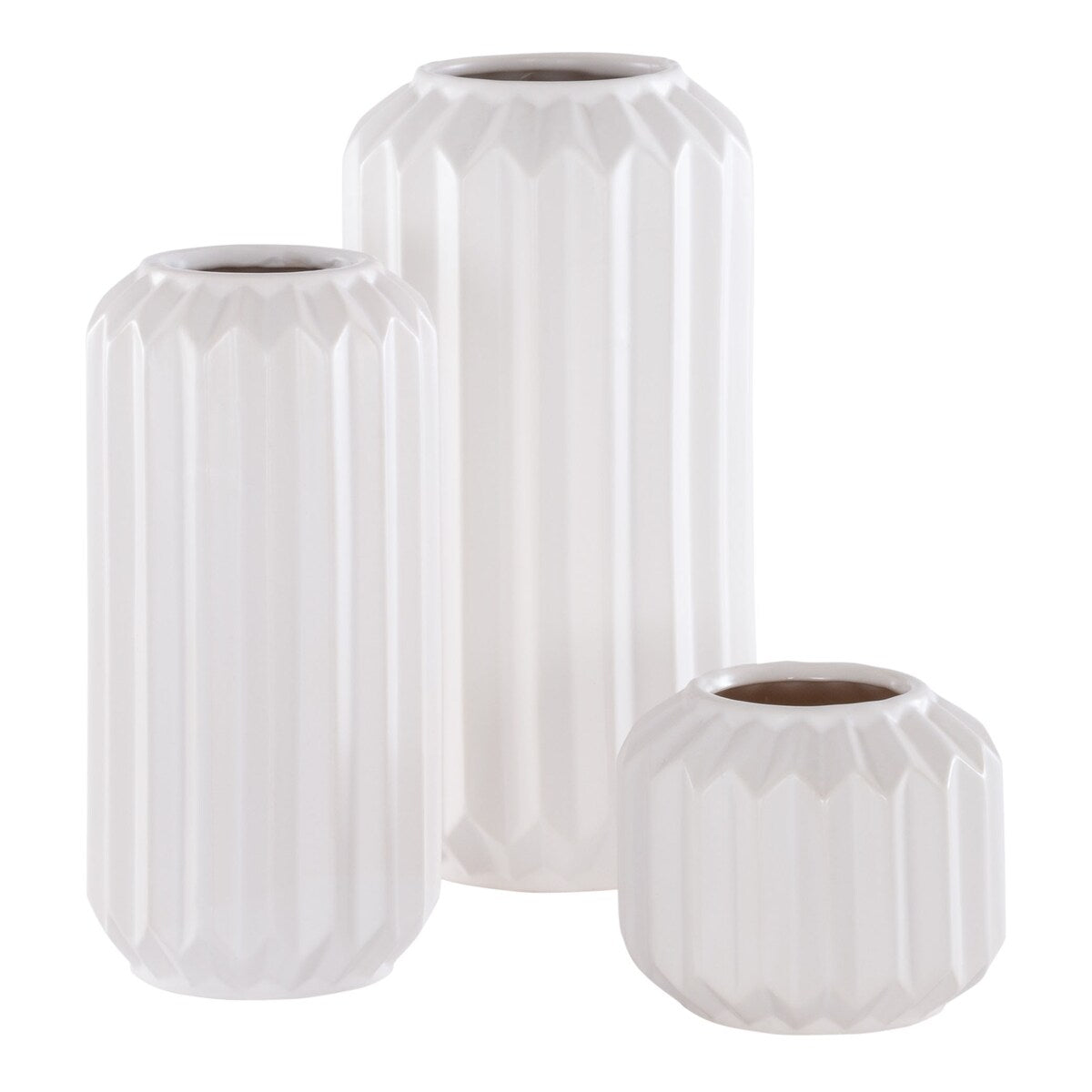 SAFAVIEH Home Emari Ceramic Vase [SET of 3] - 6Wx6Dx12H