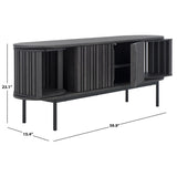 SAFAVIEH Home Enid 4 Door Media Stand. - 60Wx15Dx23H