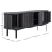 SAFAVIEH Home Enid 4 Door Media Stand. - 60Wx15Dx23H