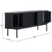 SAFAVIEH Home Enid 4 Door Media Stand. - 60Wx15Dx23H