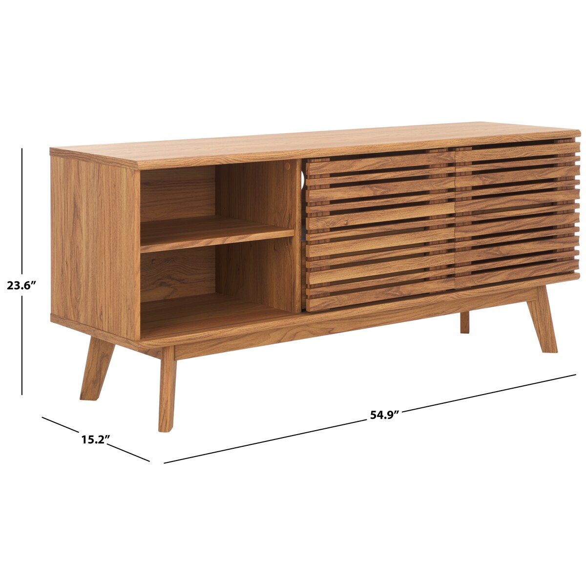 SAFAVIEH Home Esma Low Sideboard/Media Stand - 55Wx15Dx24H