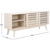 SAFAVIEH Home Esma Low Sideboard/Media Stand - 55Wx15Dx24H