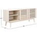 SAFAVIEH Home Esma Low Sideboard/Media Stand - 55Wx15Dx24H