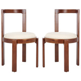 SAFAVIEH Home Estes 19-inch Round Dining Chair [SET of 2] - 20Wx21Dx33H