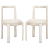 SAFAVIEH Home Estes 19-inch Round Dining Chair [SET of 2] - 20Wx21Dx33H