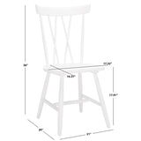 SAFAVIEH Home Friar 18-inch Dining Chair [SET of 2] - 21Wx20Dx36H