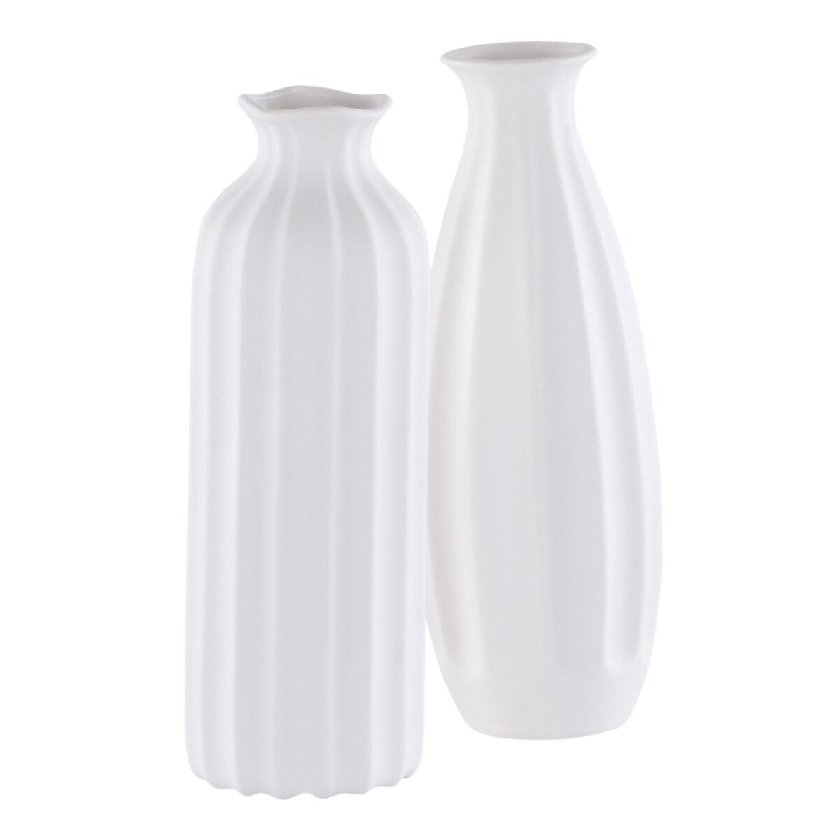 SAFAVIEH Home Ilsa Ceramic Vase [SET of 2] - 4Wx4Dx10H