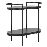 SAFAVIEH Home Inessa 2 Tier Bar Cart - 26Wx14Dx26H