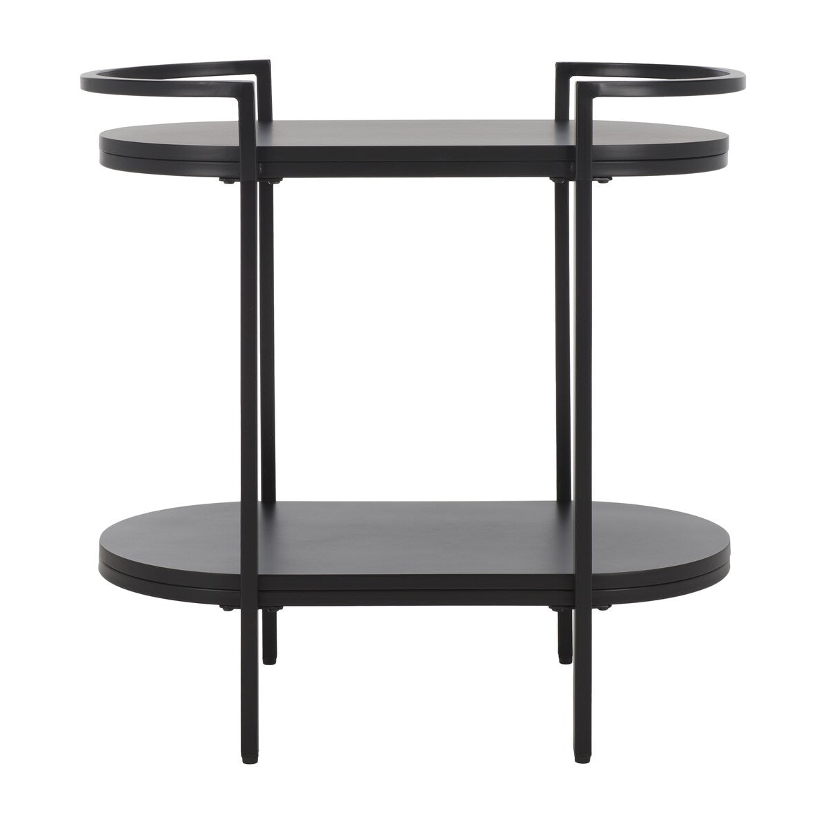 SAFAVIEH Home Inessa 2 Tier Bar Cart - 26Wx14Dx26H