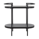 SAFAVIEH Home Inessa 2 Tier Bar Cart - 26Wx14Dx26H