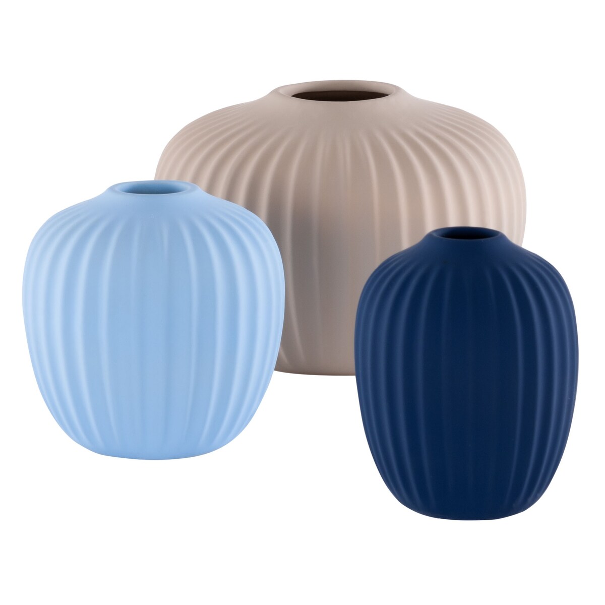 SAFAVIEH Home Jacie Ceramic Vase [SET of 3] - 6Wx6Dx4H