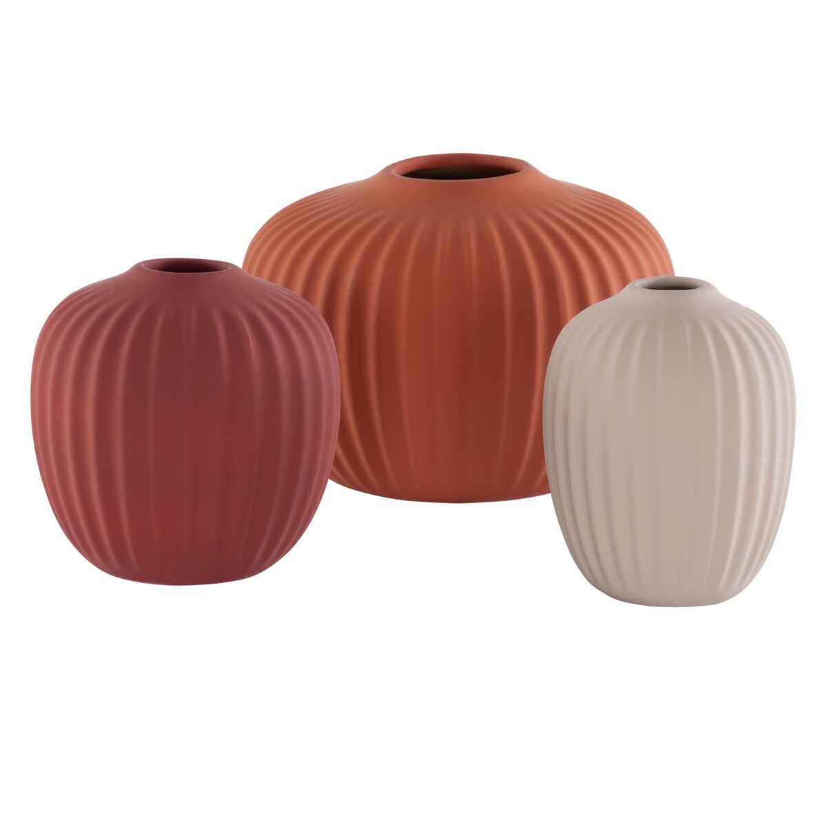 SAFAVIEH Home Jacie Ceramic Vase [SET of 3] - 6Wx6Dx4H