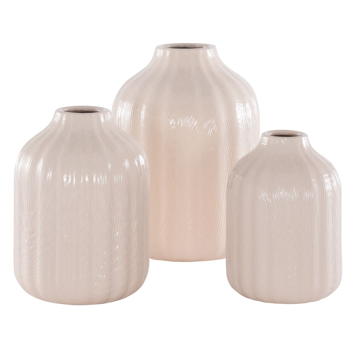 SAFAVIEH Home Joss Ceramic Vase [SET of 3] - 7Wx6Dx10H