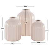 SAFAVIEH Home Joss Ceramic Vase [SET of 3] - 7Wx6Dx10H