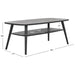 SAFAVIEH Home Karou 2 Tier Coffee Table - 43Wx22Dx17H