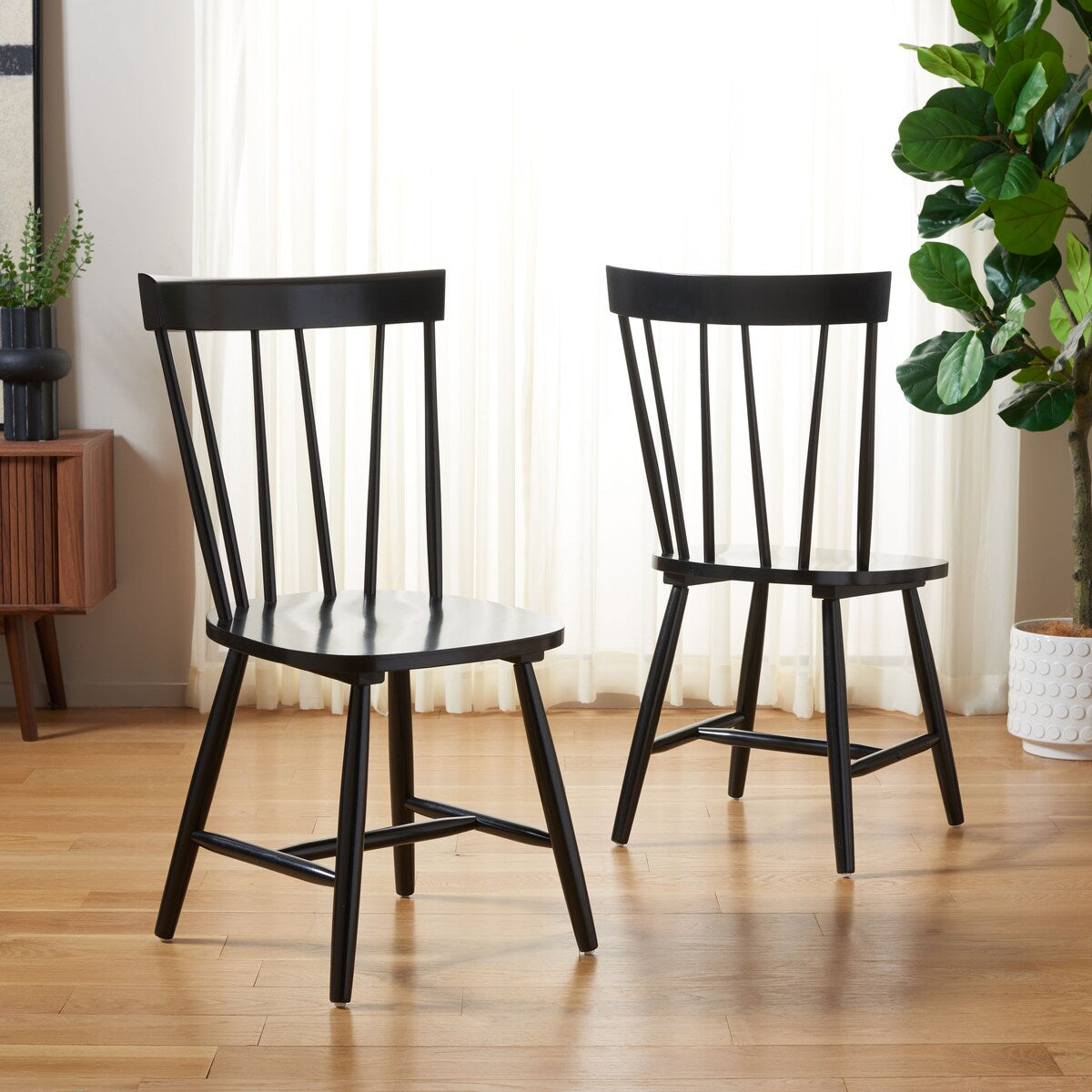 SAFAVIEH Home Kealey 18-inch Dining Chair [SET of 2] - 19Wx17Dx35H