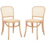 SAFAVIEH Home Keiko 18-inch Cane Dining Side Chair [SET of 2] - 18Wx20Dx32H