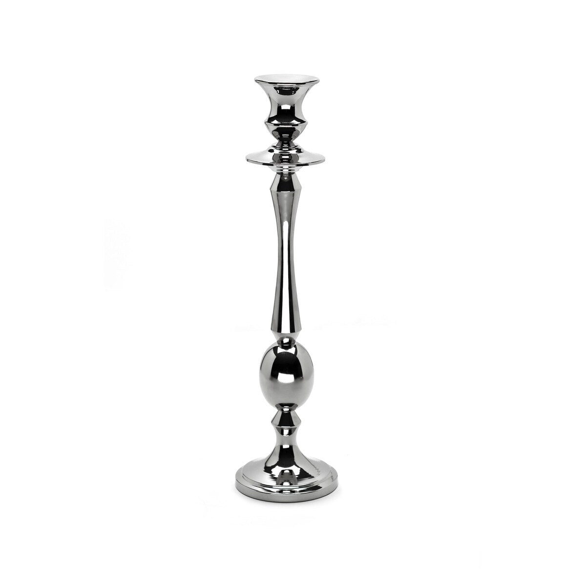 SAFAVIEH Home Large Nickel Metal Candlestick