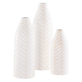 SAFAVIEH Home Lovetta Ceramic Vase [SET of 3] - 5Wx5Dx16H