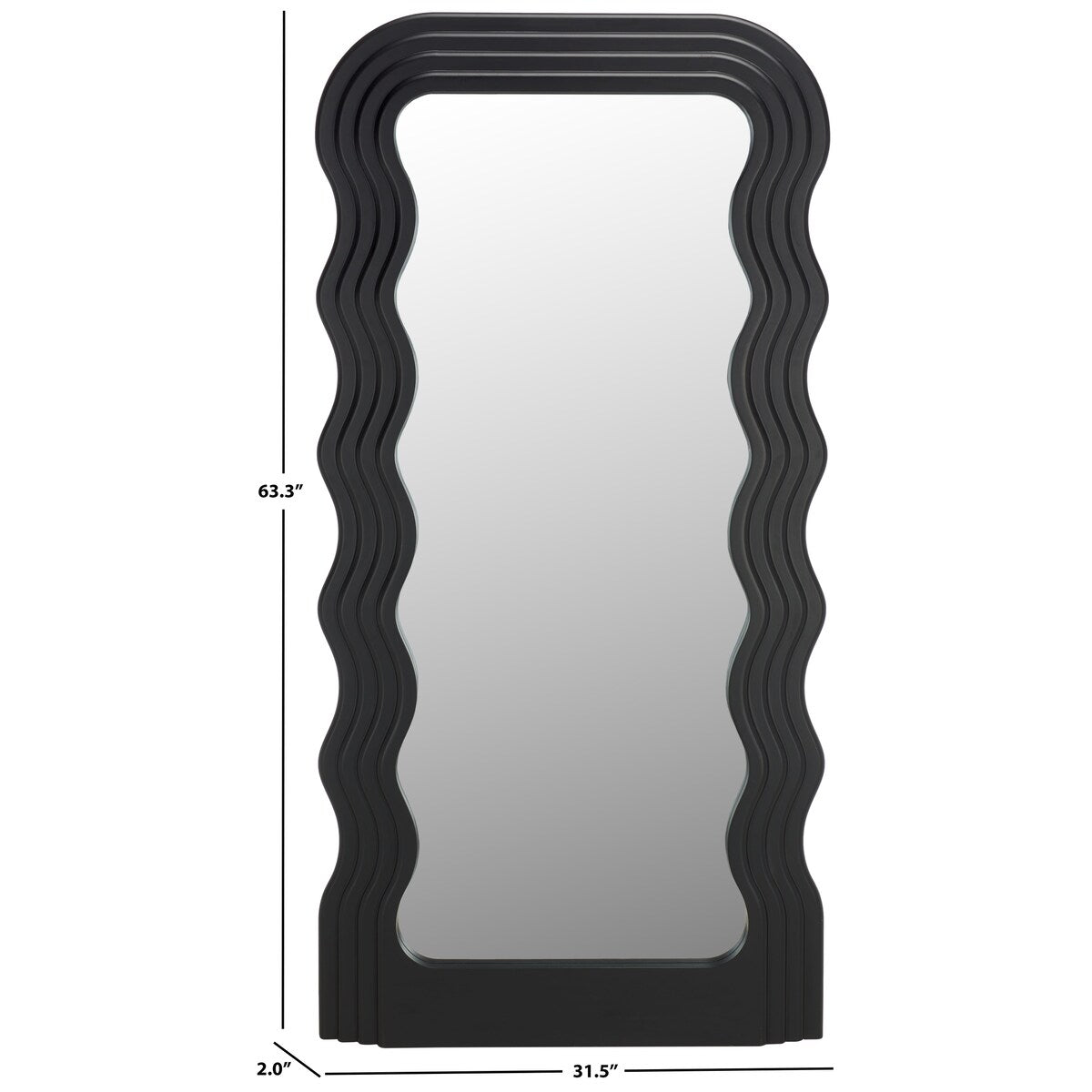 SAFAVIEH Home Mahya 63-inch Mirror - 32Wx2Dx63H