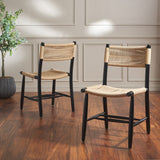 SAFAVIEH Home Masha 17-inch Rope Dining Chair [SET of 2] - 20Wx22Dx34H