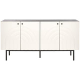 SAFAVIEH Home Mayln 4 Door Sideboard/Mediastand - 63Wx18Dx32H