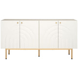 SAFAVIEH Home Mayln 4 Door Sideboard/Mediastand - 63Wx18Dx32H