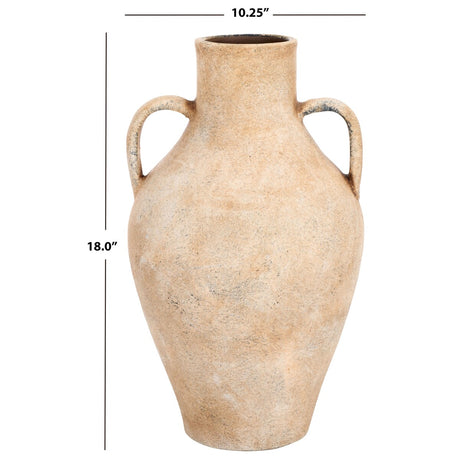 SAFAVIEH Home Mesa 18-inch Stoneware Vase - 10Wx10Dx18H