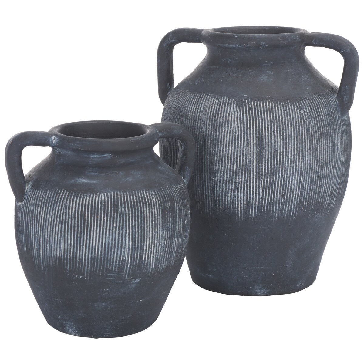 SAFAVIEH Home Mira Stoneware Vase [SET of 2] - 9Wx9Dx12H