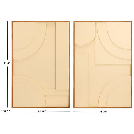 SAFAVIEH Home Modern Geometry 16 x 24-inch Wall Art [SET of 2]