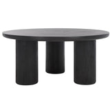 SAFAVIEH Home Mork 3 Leg Round Coffee Table - 40Wx40Dx18H