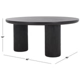 SAFAVIEH Home Mork 3 Leg Round Coffee Table - 40Wx40Dx18H