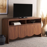 SAFAVIEH Home Narine 4 Door 2 Shelf Sideboard/Media Stand. - 61Wx18Dx32H